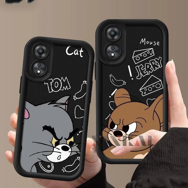 Kucing Simple Animasi Case Hp Redmi 14T 13T Pro Redmi Note 14 4G 5G Pro Plus 13 13C 10S 10C X3 F5 F4
