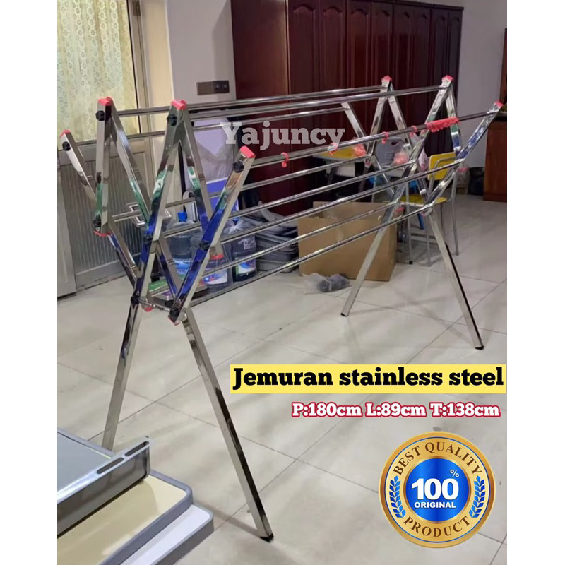 jemuran stainless steel jemuran baju jemuran pakaian jemuran besar jumboCO
