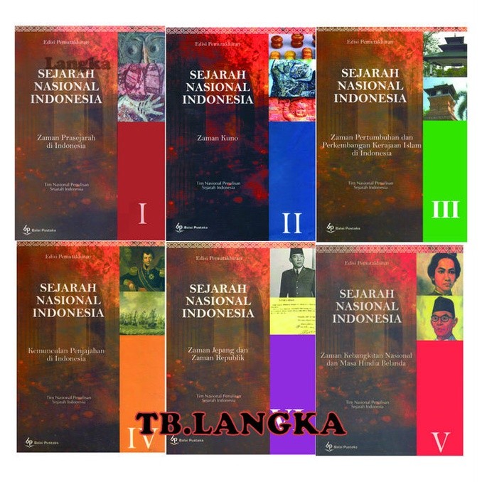 SEJARAH NASIONAL INDONESIA JILID 1 - 6