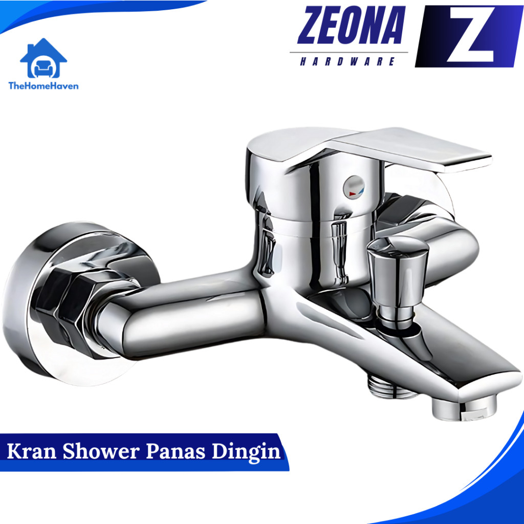ZEONA Kran Shower Panas Dingin / Kran Mixer / Shower Faucet Hot & Cold |100% Jantung Kuningan