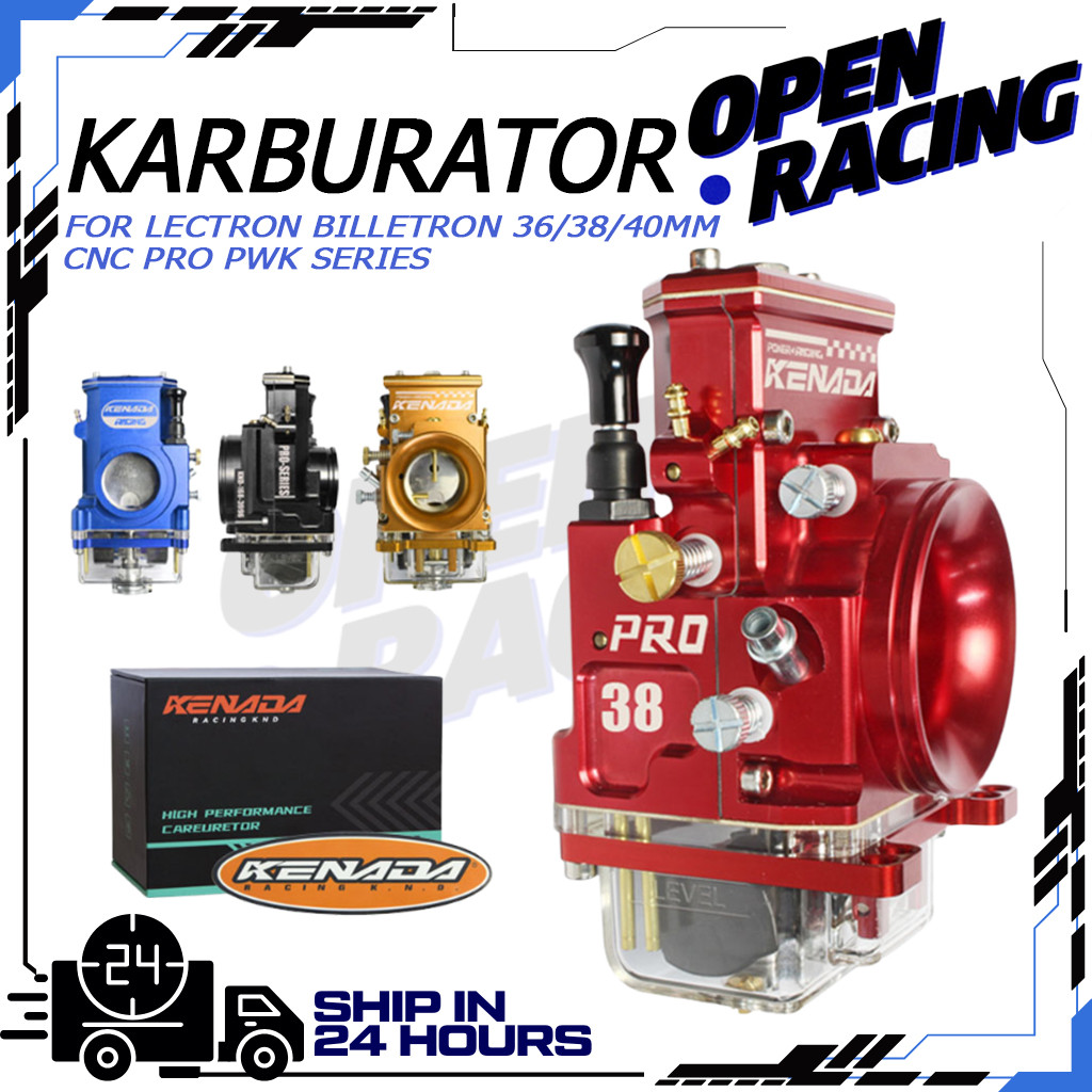 KENADA RACING PWK KARBURATOR LECTRON BILLETRON PWK 36/38/40MM CNC PRO PWK SERIES