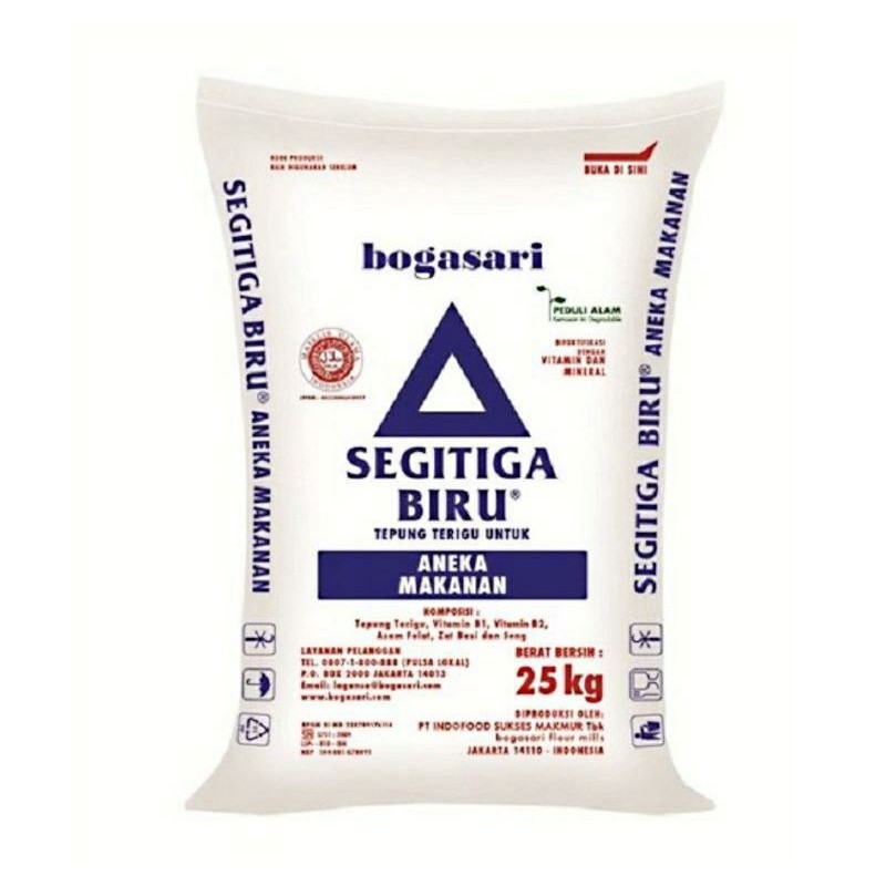 TEPUNG TERIGU SEGITIGA BIRU 25 KG