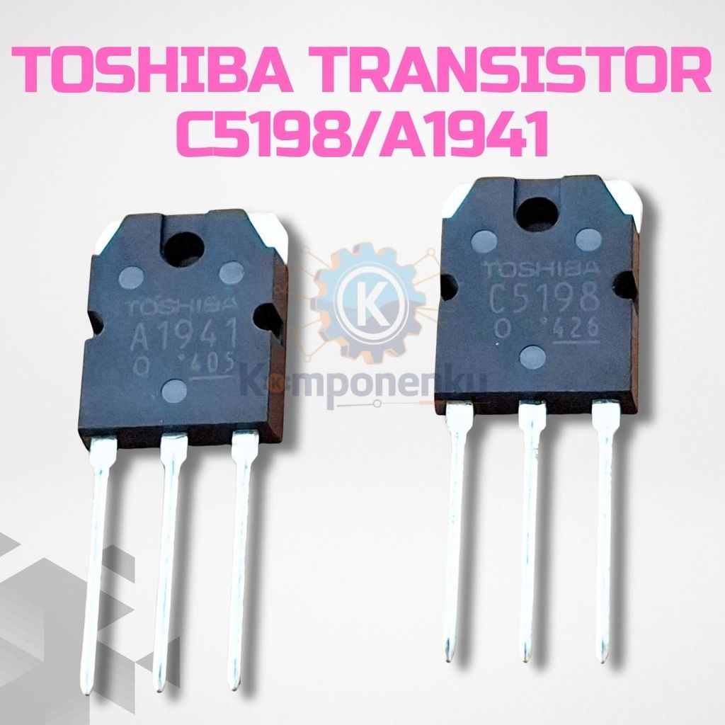 Toshiba Transistor C5198/A1941 – 1 Set Original Jepang Untuk Audio