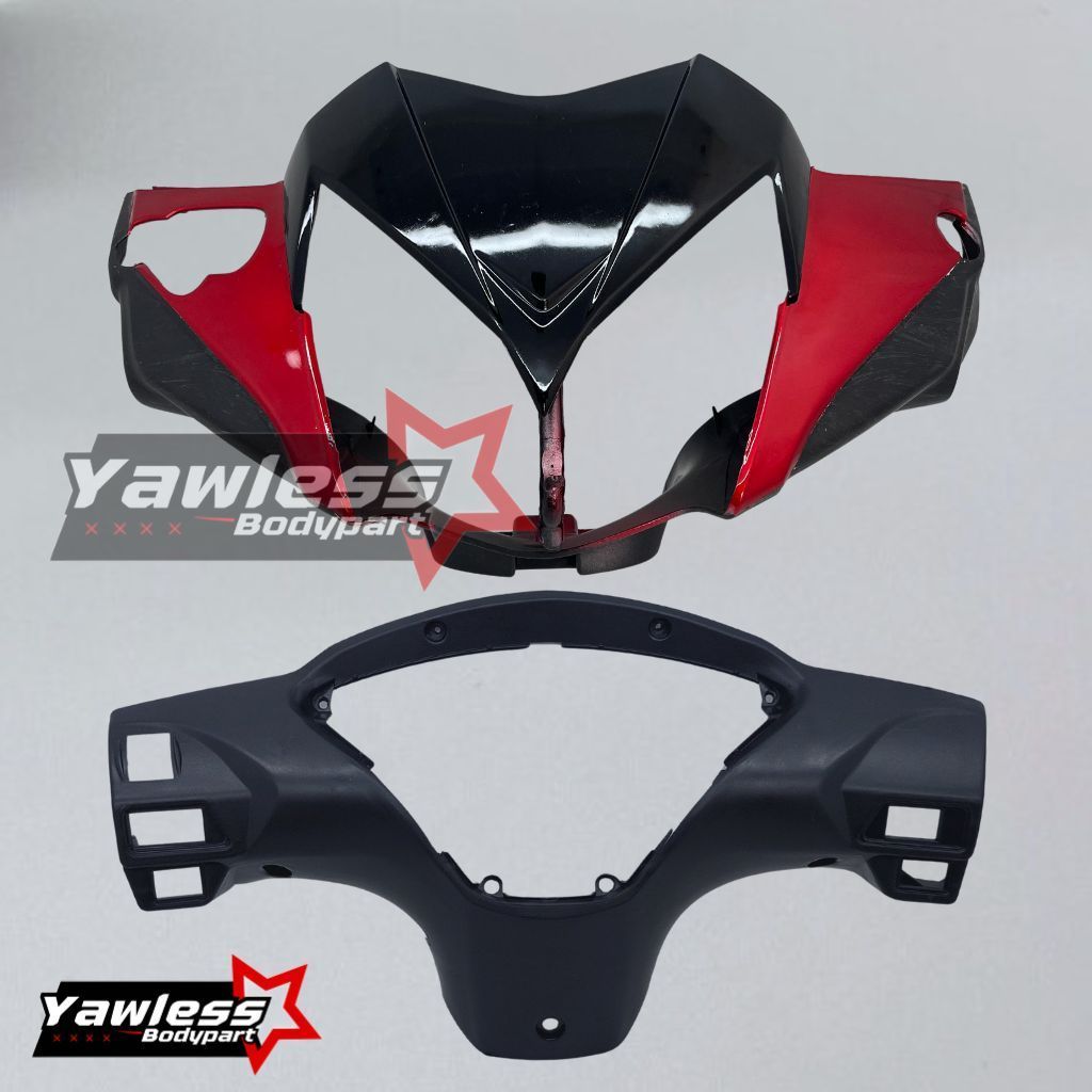 batok kepala supra x 125 Batman warna merah / batok lampu supra x 125