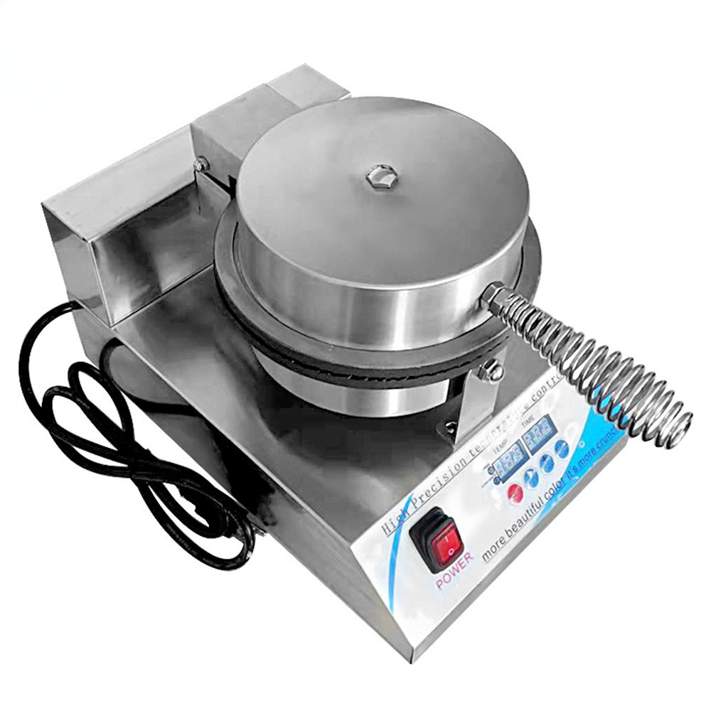Electric Ice Cream Waffle Cone Maker 1200W Crispy Cone Waffle Maker Touchpad  Egg Roll Waffle Maker