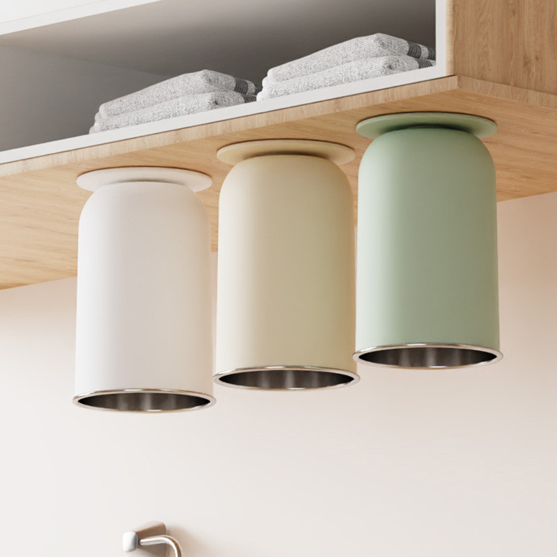 Creative Magnetic Toothbrush Cup No Drilling Wall Mount Oral Care Cup With Magnet Multifunction Hous