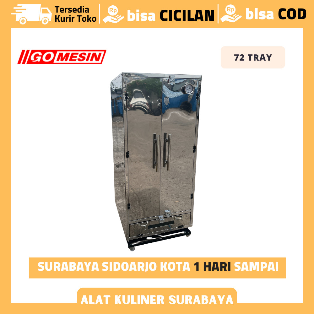 Mesin Pengering Ompreng 72 Tray - sudah termasuk peti kayu