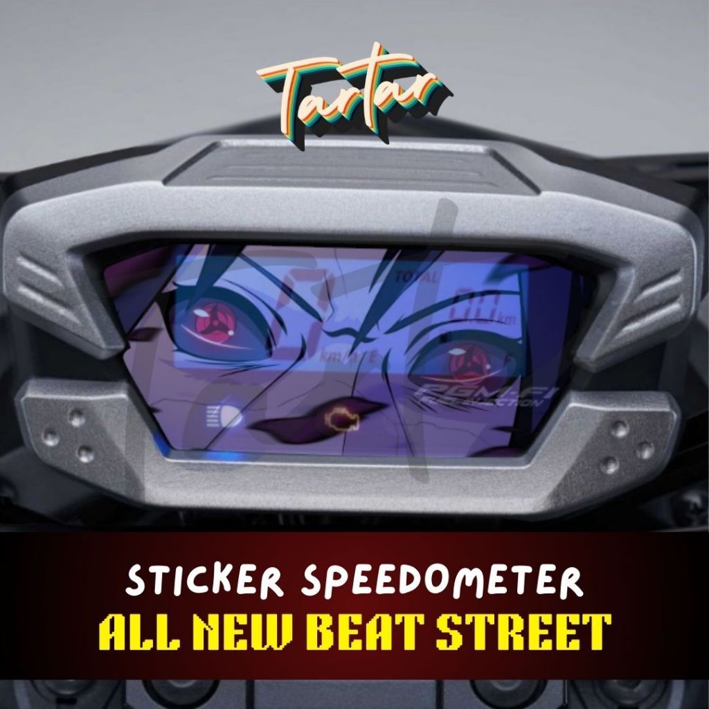 Sticker Stiker Spido / Speedometer Transparant Anime New BeAT Street
