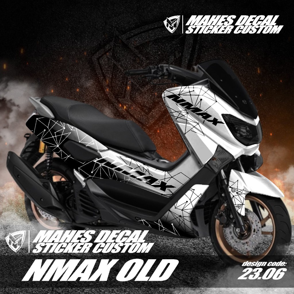 Mahes Decal - Decal Sticker Nmax Old Fullbody 2015 2016 2017 2018 2019 Decal Nmax Old Full Body polo