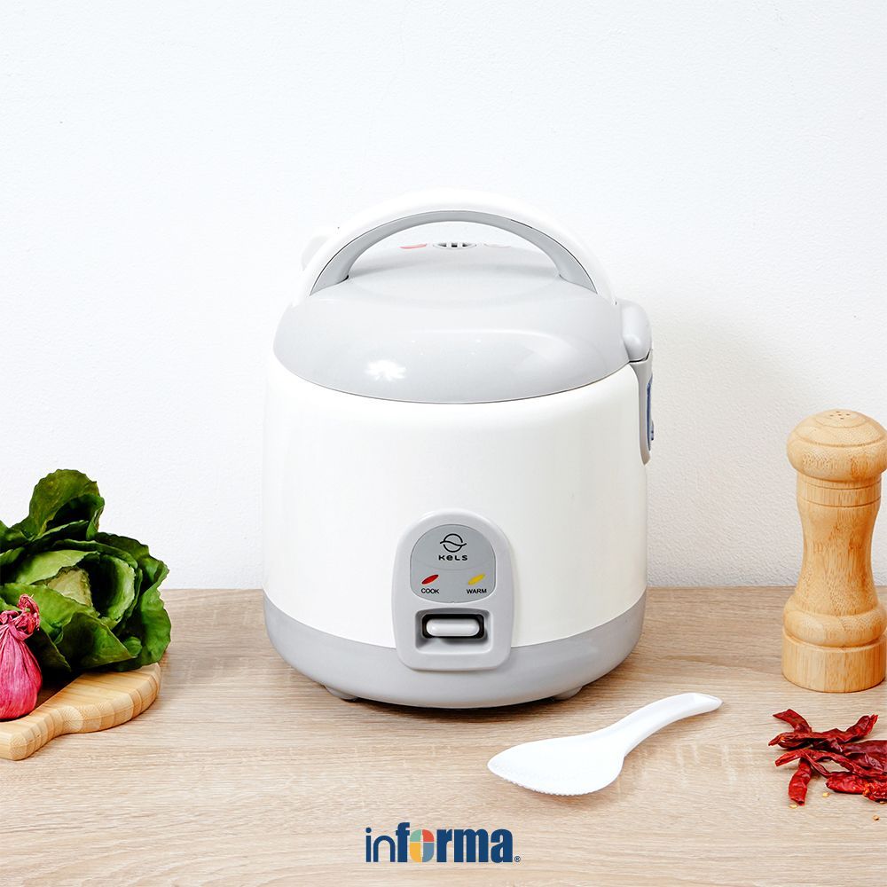 Informa Kels 300 ml Heyli Rice Cooker Mini - Abu-Abu Magic Jar Beras Elektronik Dapur Cepat Penghang