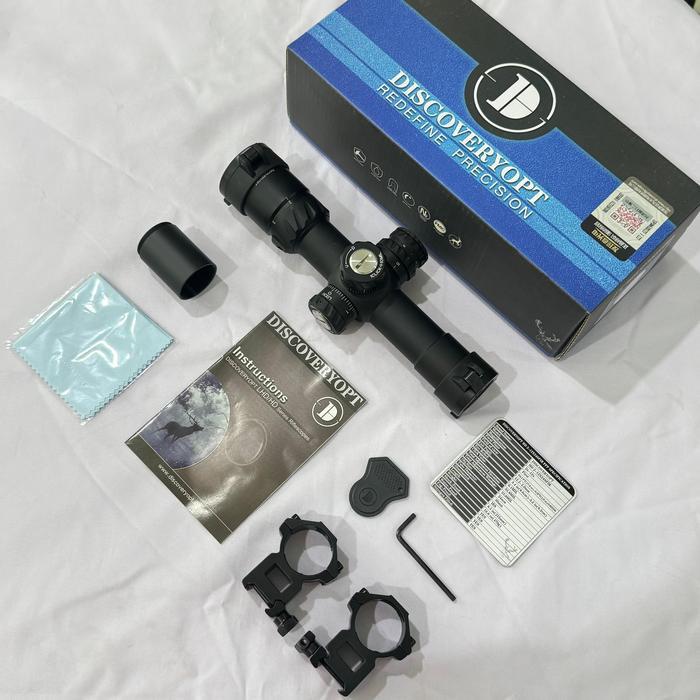 Teleskop Telescope Discovery HD 2-12X24SFIR FFP Side Parallax Riflescope