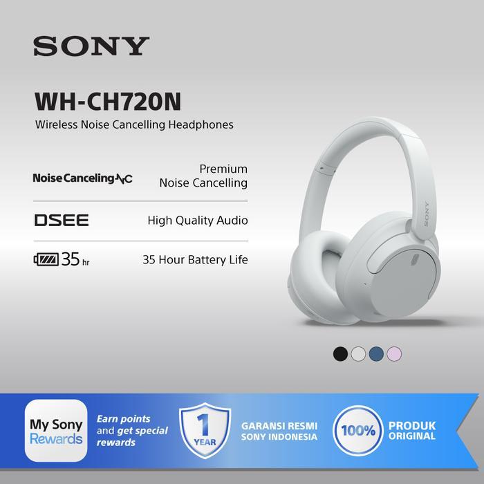 UniqueStyle SONY WH-CH720N White Wireless Noise Cancelling Headphone / CH720N