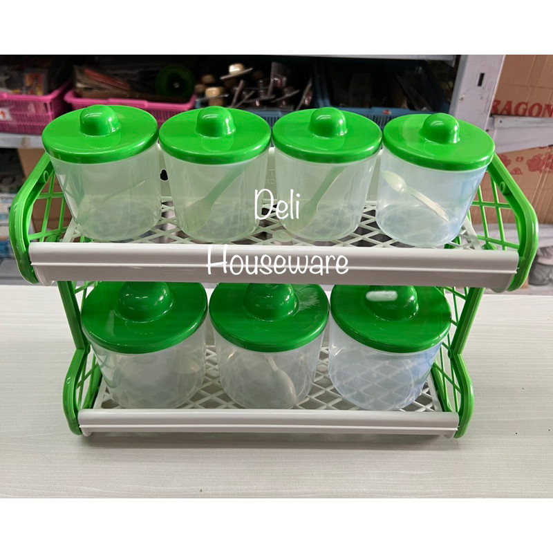 Tempat Rak Bumbu Dapur / Rak Cabe Bawang Plastik