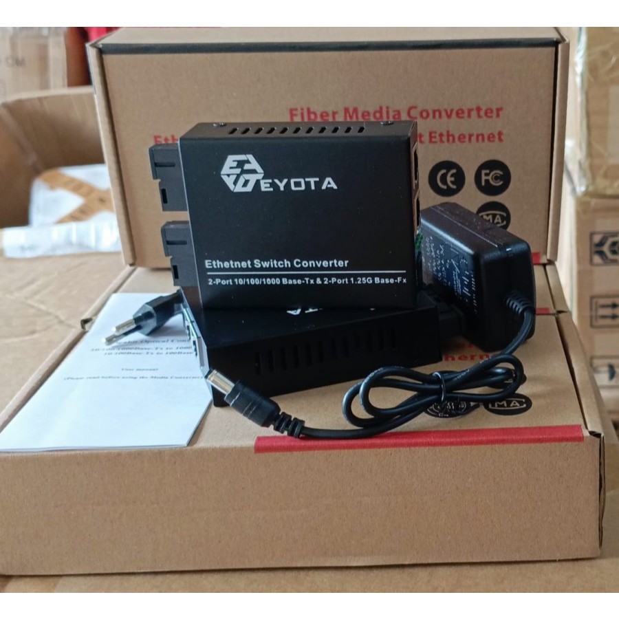 (Tekno Digital) Media Converter FO  Fiber Optik Fiber Transceiver