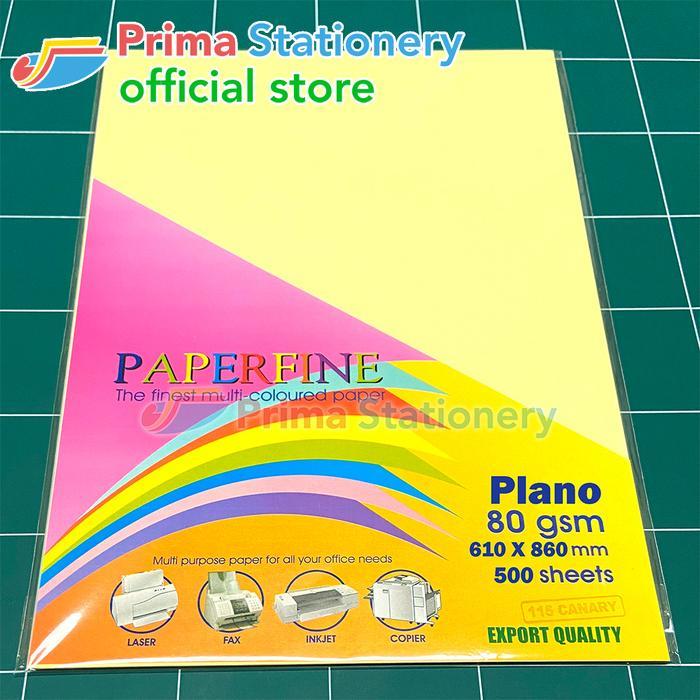 Kertas HVS Warna Paperfine Plano Warna Muda Isi 500 Lembar - Ivory