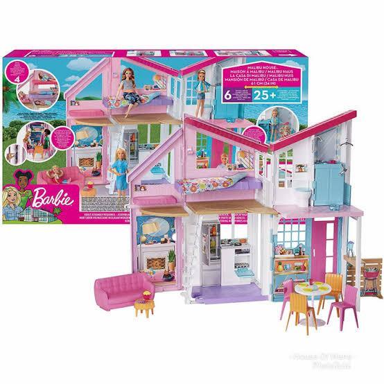 Barbie Dream House Malibu Rumah barbie Original