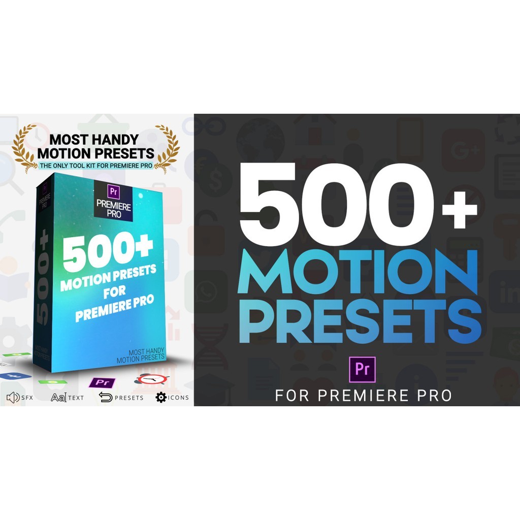 TEMPLATE PRESET 500 HANDY MOTION PRESET ULTIMATE PREMIERE PRO
