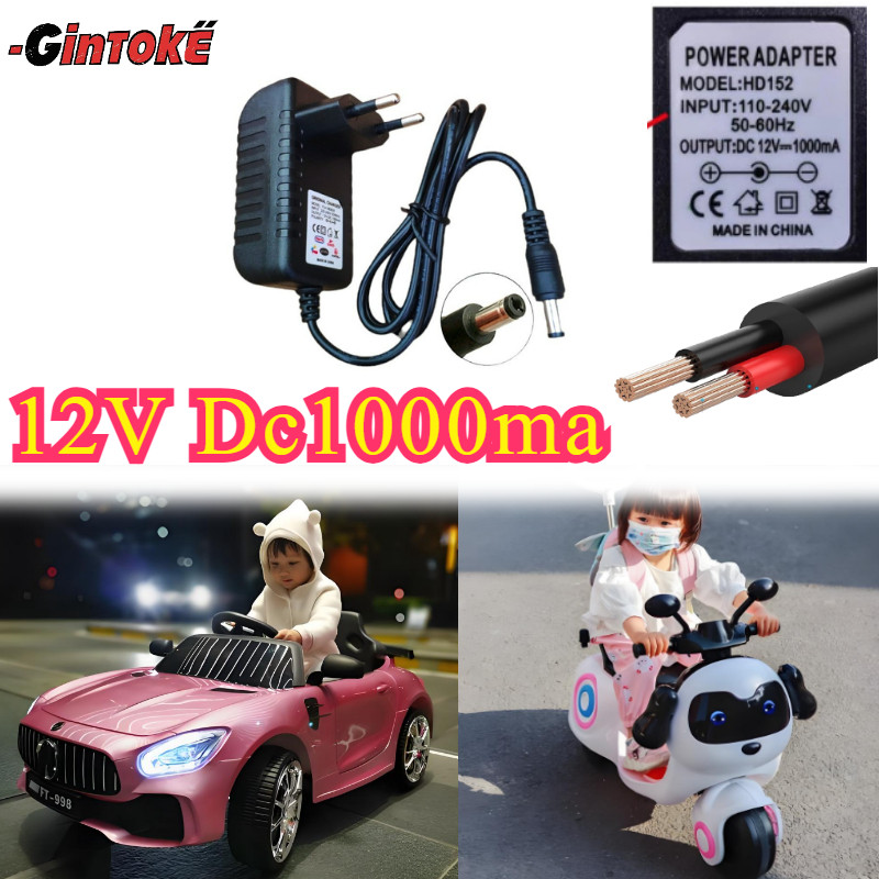 12 V Adaptor Cas Charger Mobil Mainan/Charger Mobil Mainan Auto Cut/Adaptor Charger Mobil Aki Anak