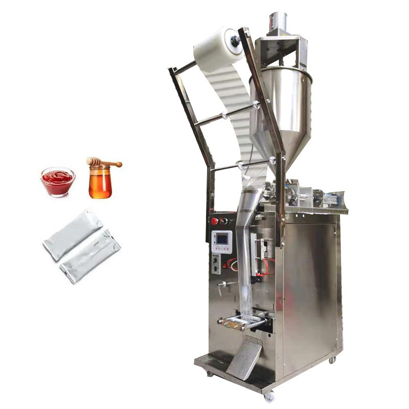 Automatic Vertical Tomato Liquid Paste Packaging Machine Pouch Sachet Packing Machine For Honey, Sau