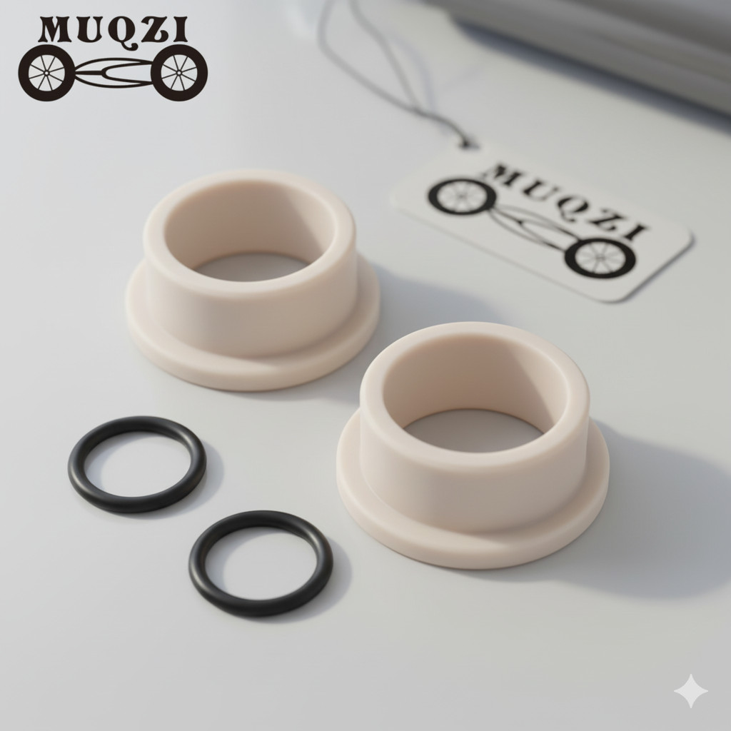 Muqzi Bushing Eyelet Rear Shock RS Mount Sepeda MTB Teflon 12mm Kompatibel Rockshox Fox Universal