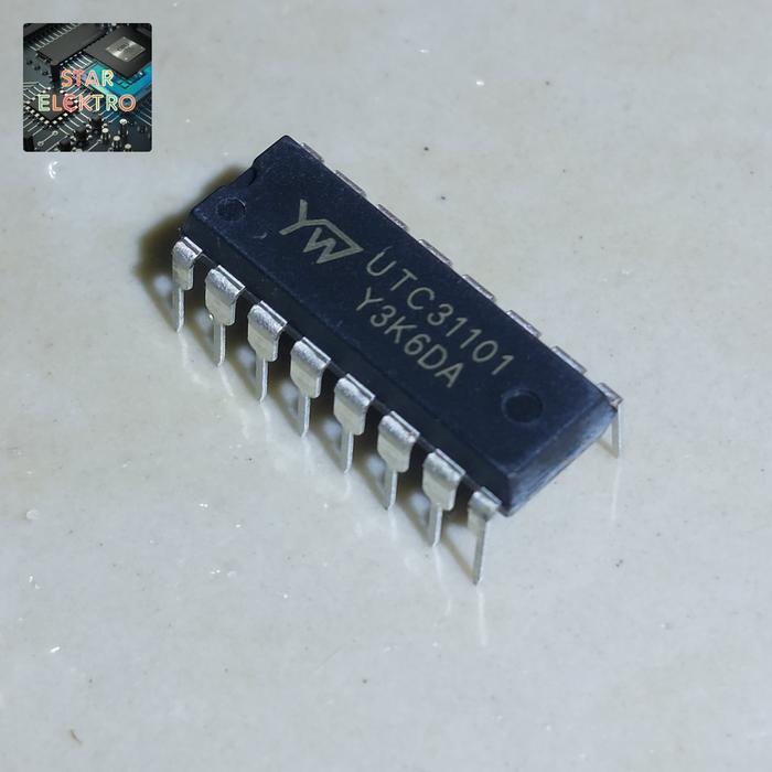 UTC31101 Dip-16 Tancap UTC 31101 IC Compander Cordless Telephone YW Hangzhou YouWang UTC311O1 TERBAI
