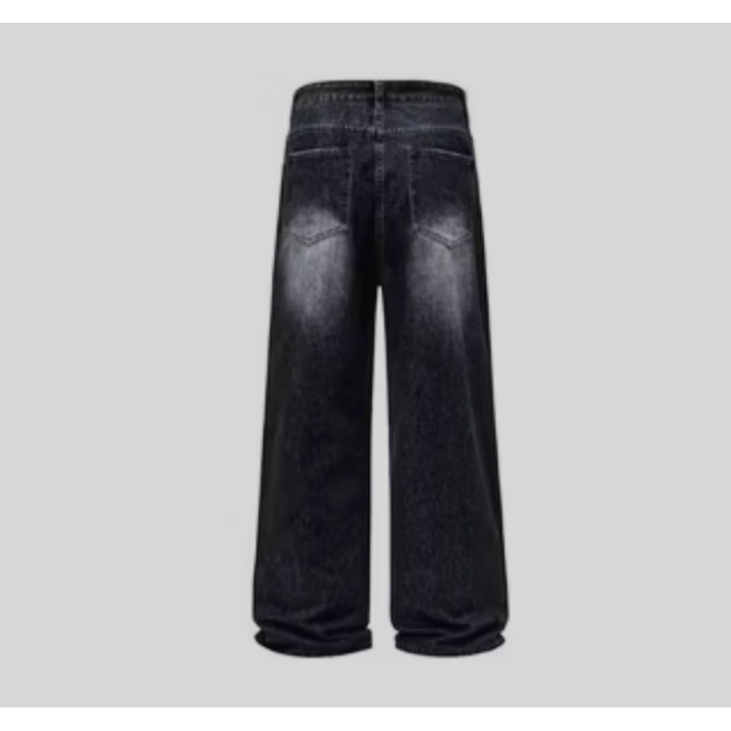 Celana Baggy jeans unisex skena gombrong outfit style