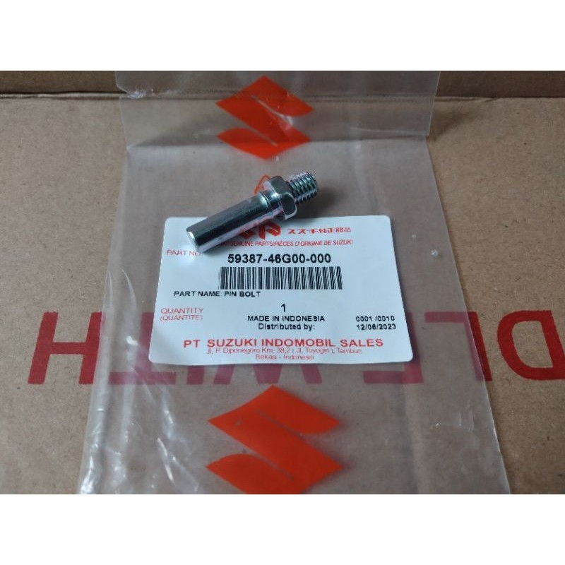 PIN BAUT BREKET KALIPER SUZUKI SPIN 125 SHOGUN SMASH ARASHI SATRIA 2TAK TORNADO ORIGINAL SGP 59387-4