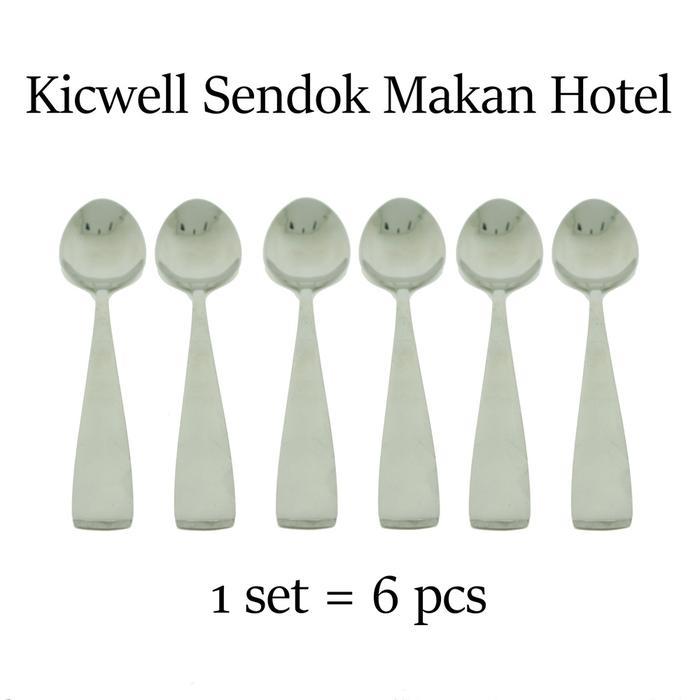Kicwell Sendok Garpu Makan Hotel (6 pcs) - Sendok Hotel