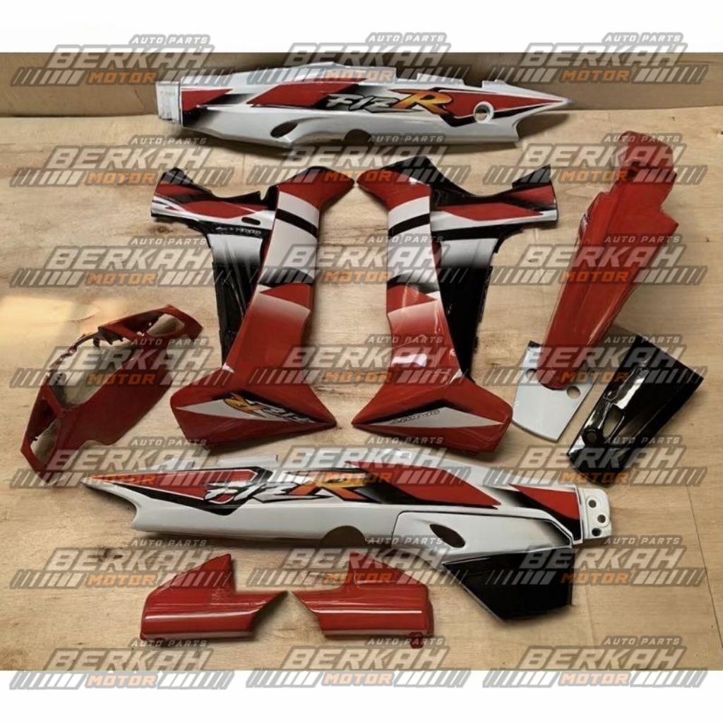 Fullset Body Halus Fizr Ardhat Merah Putih Hitam 2001 Body Set Yamaha F1zr Ardhat Merah Putih Hitam 
