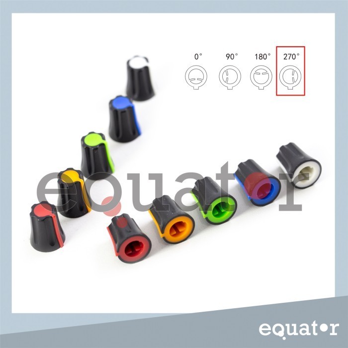 Knob / Knop Potensio Alps Mixer Bagus Setengah Lingkaran  270 derajat