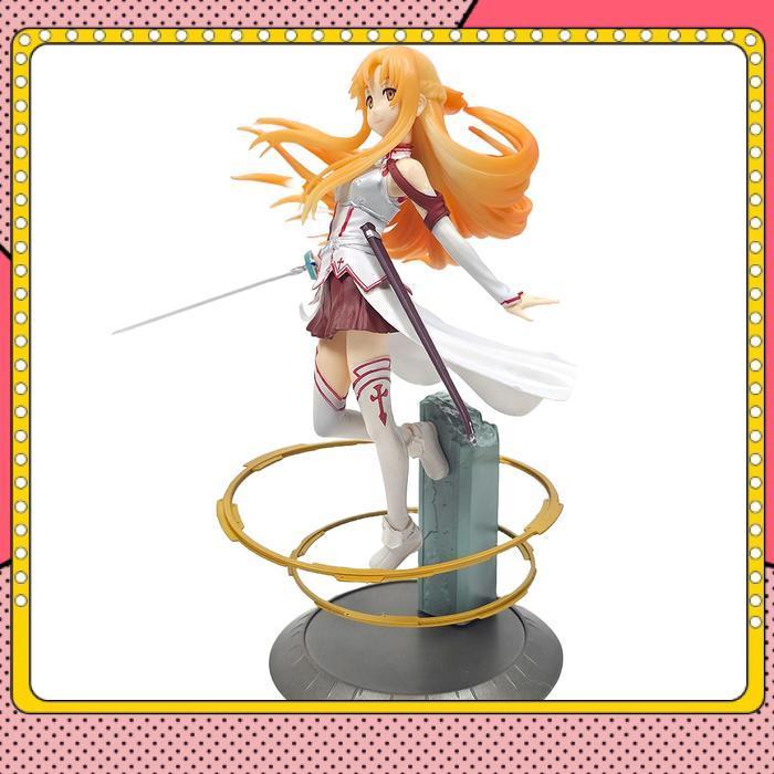 HOT SALE Asuna Yuuki Aincrad Sword Art Online 24cm Action Figure PVC D-XAC061 - Asuna Yuuki Terlaris