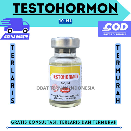 TESTOHORMON 10 ml WONDER - Mengatasi Gangguan Reproduksi Hewan