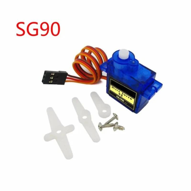 3/5/10/20/50/100PCS/Lot SG90 360 Servo 9g Steering Gear 25cm Servo Steering Gear For RC Helicopter A