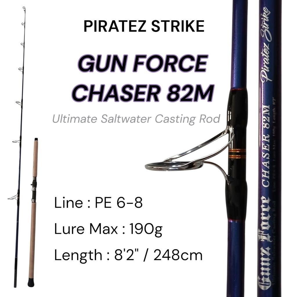 Joran POPPING Piratez Strike Gunz Force CHASER 82M