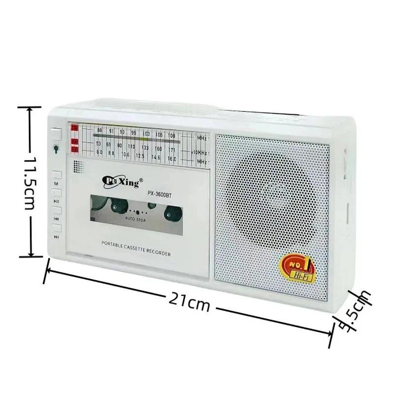 Emergency Solar Walkman Cassette Tape Recorder Player Vintage Portable USB AM/FM/SW Multiband Radio 
