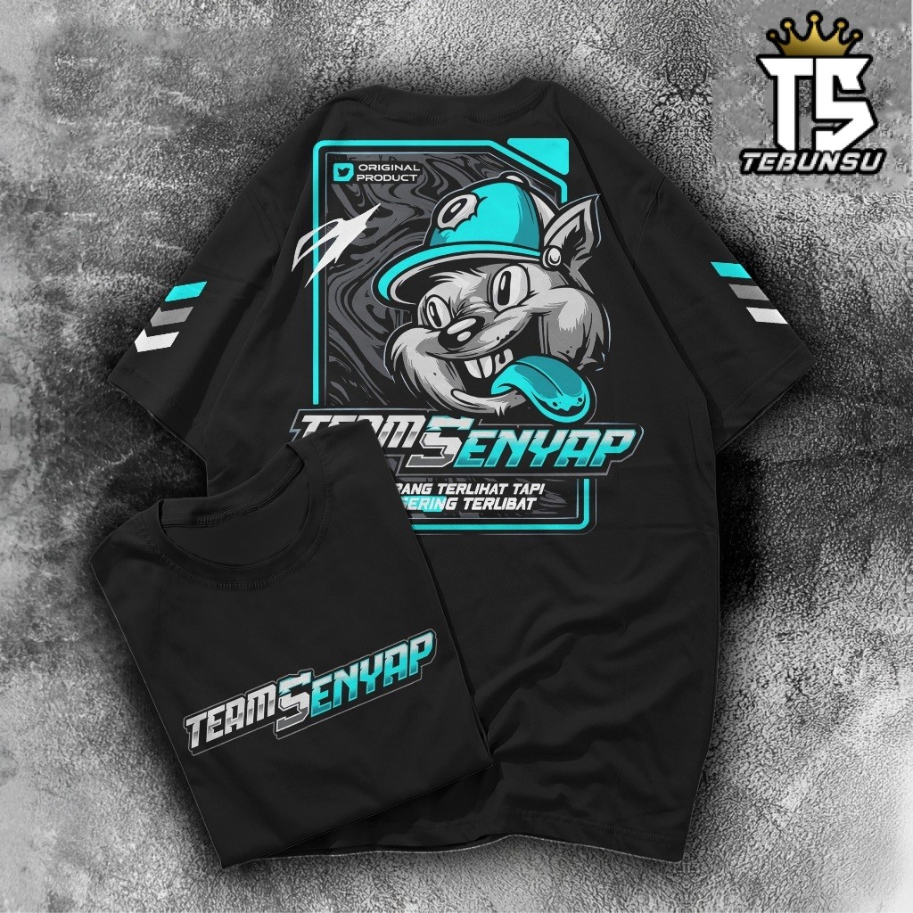 Kaos Team Senyap Jarang Terlihat Tapi Sering Terlibat / Baju Distro Team Senyap