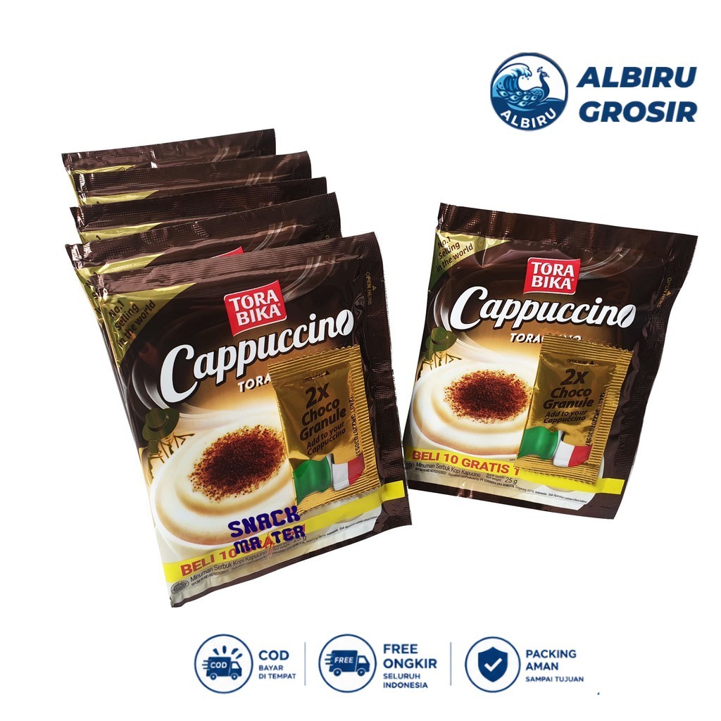 Torabika Cappucino Toracino - Netto 10 bks x 25 gr