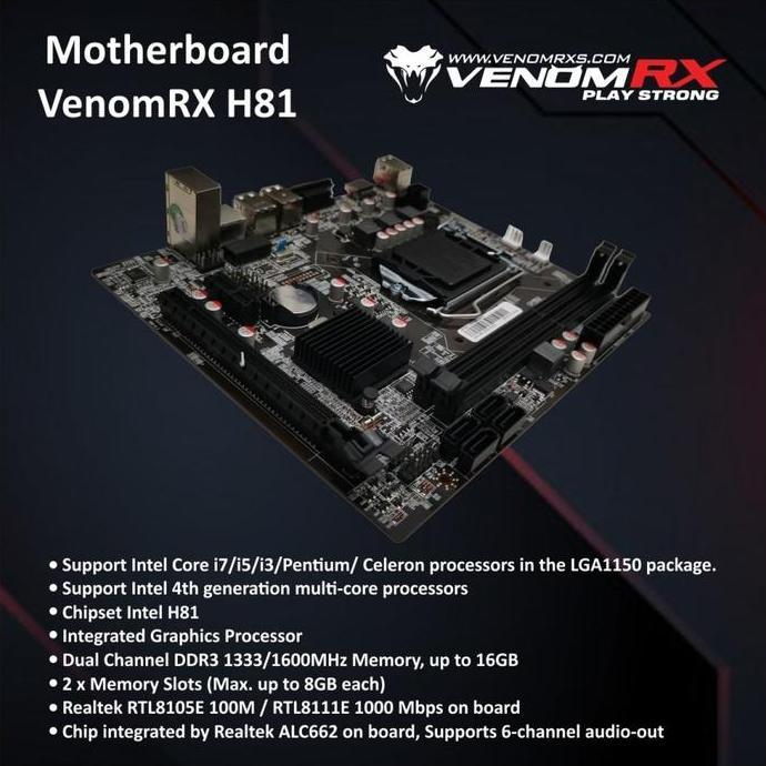 Goodseller- VENOMRX H81 (Socket Intel LGA 1150)