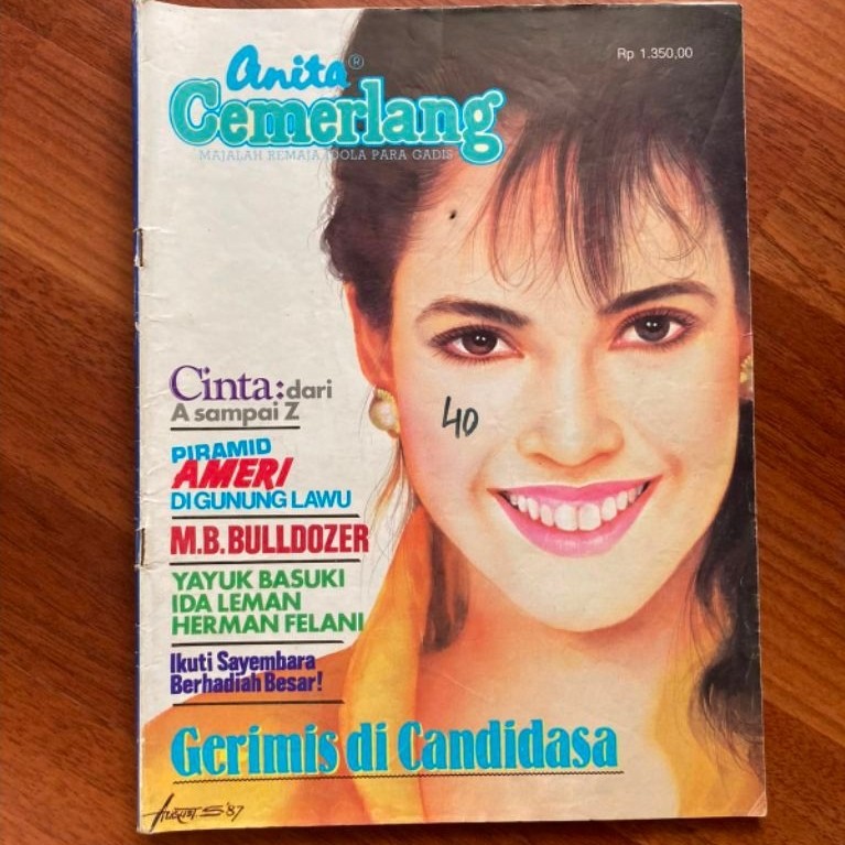 Majalah Anita cemerlang volume 221 - tgl 29 Januari sd 8 Februari tahun 1987