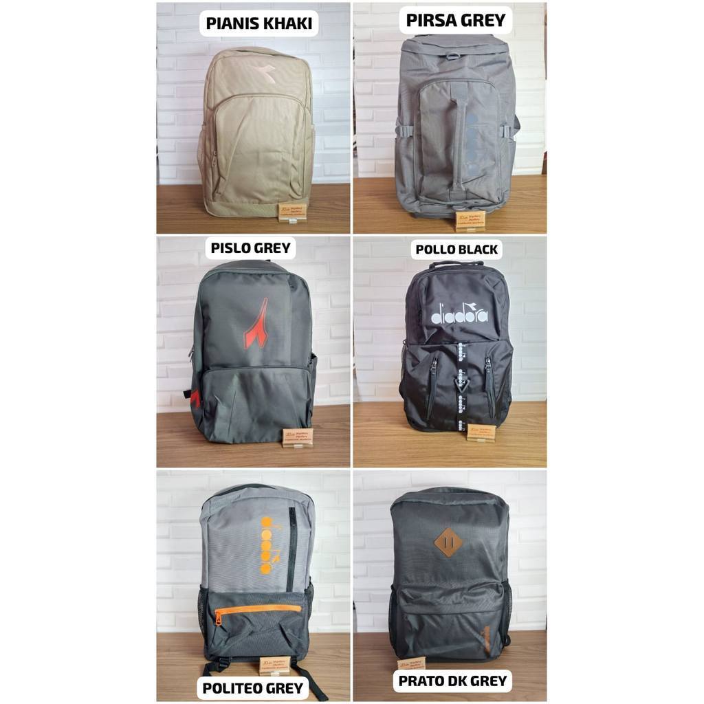 ORIGINAL SALE 70% TAS DIADORA HAMPER/PIANIS/PIRSA/ PISLO/POLLO/POLITEO/PRATO BACKPACK