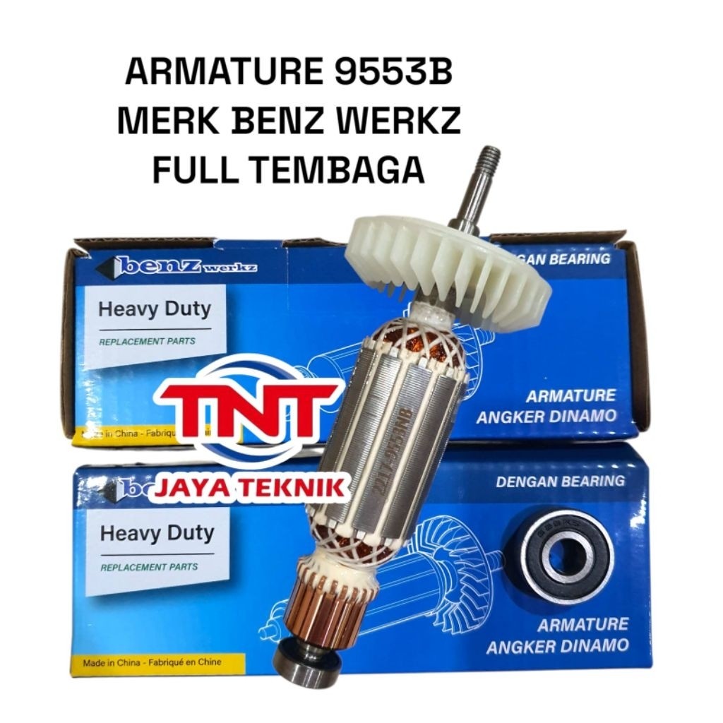 KLEPU.ID ARMATURE / ANGKER 9553B FOR GERINDA TANGAN MAKITA 9553 9553B / ARMATURE 9553B / ANGKER 9553
