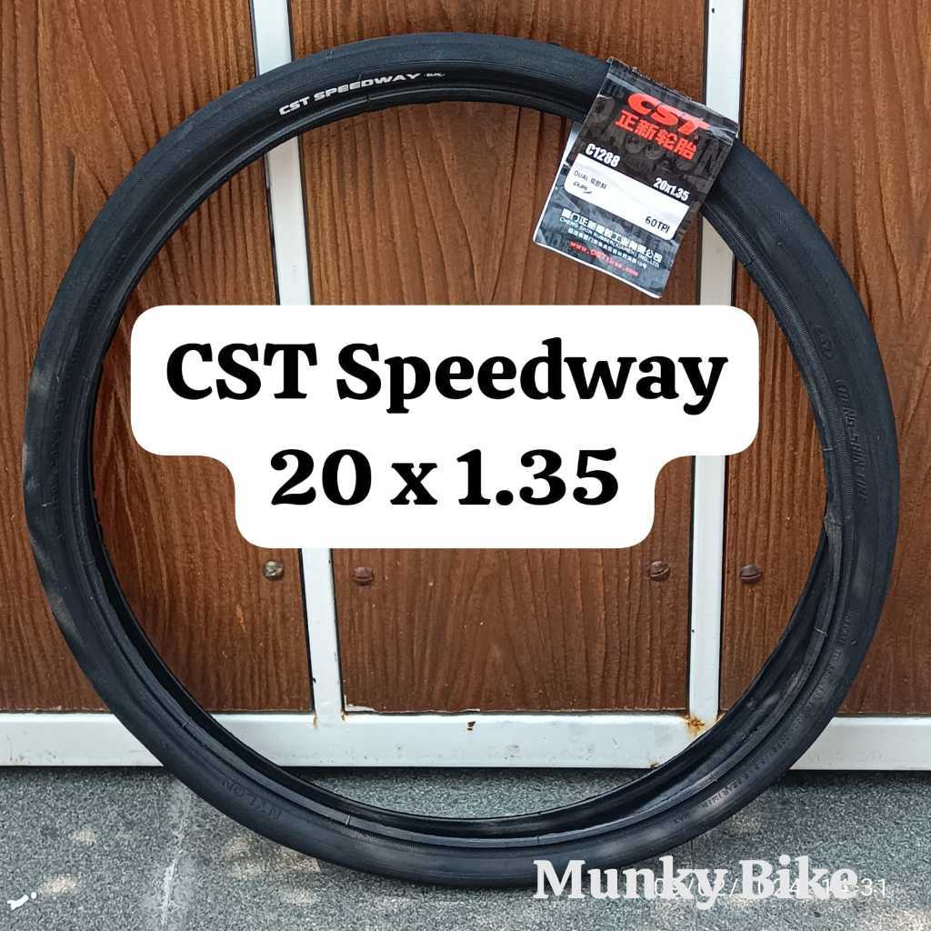 Foto Ban Luar CST Speedway 20 x 1.35 Non Foldable Sepeda Minion Seli 20x1.35 inch