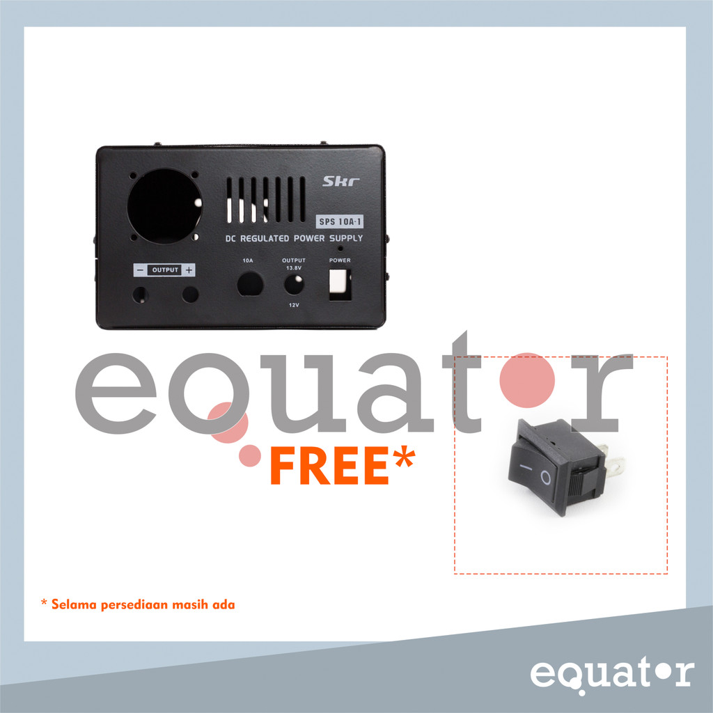 Box / Casing Adaptor / Power Suppy 10 A [plat tebal] Type SPS 10A SKR