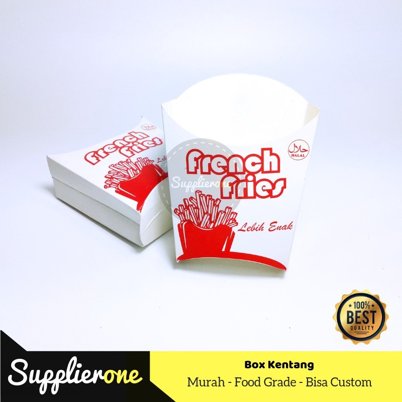 Box Dus Kentang Goreng, kantonKentang Goreng, Kemasan Kentang Goreng