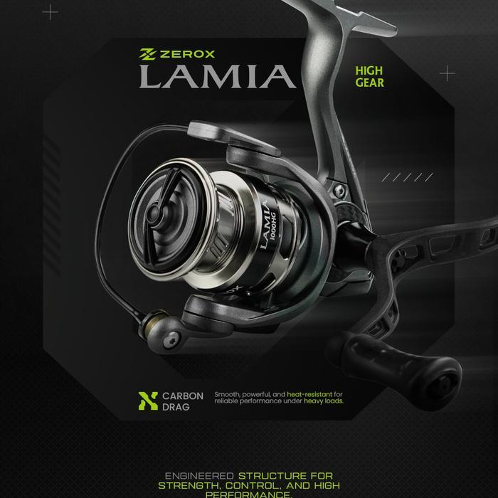 Reel Zerox Lamia Carbon PH Casting UL HG - 800HG