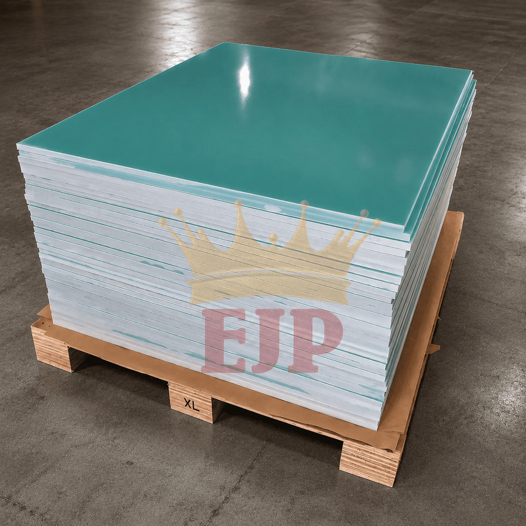 Epoxy Resin Sheet G10 2mm 100x120cm Fiberglass Lembaran Isolator Listrik Hijau Tahan Panas 180°C