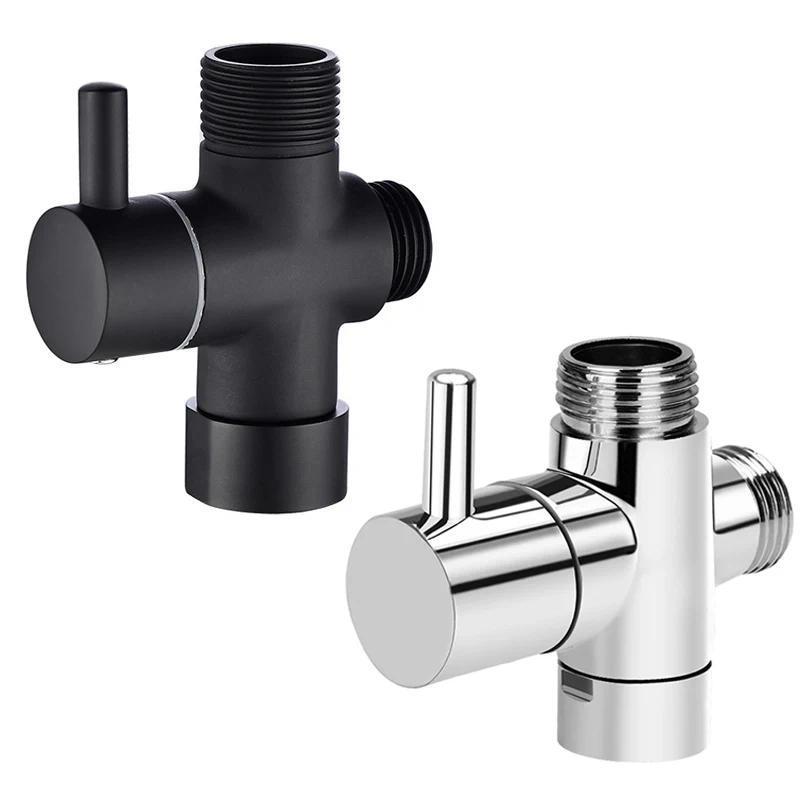 Brass verter Valve 3 way Water Separator Shower Tee Adapter Adjustable Shower Head verter Valve Bath
