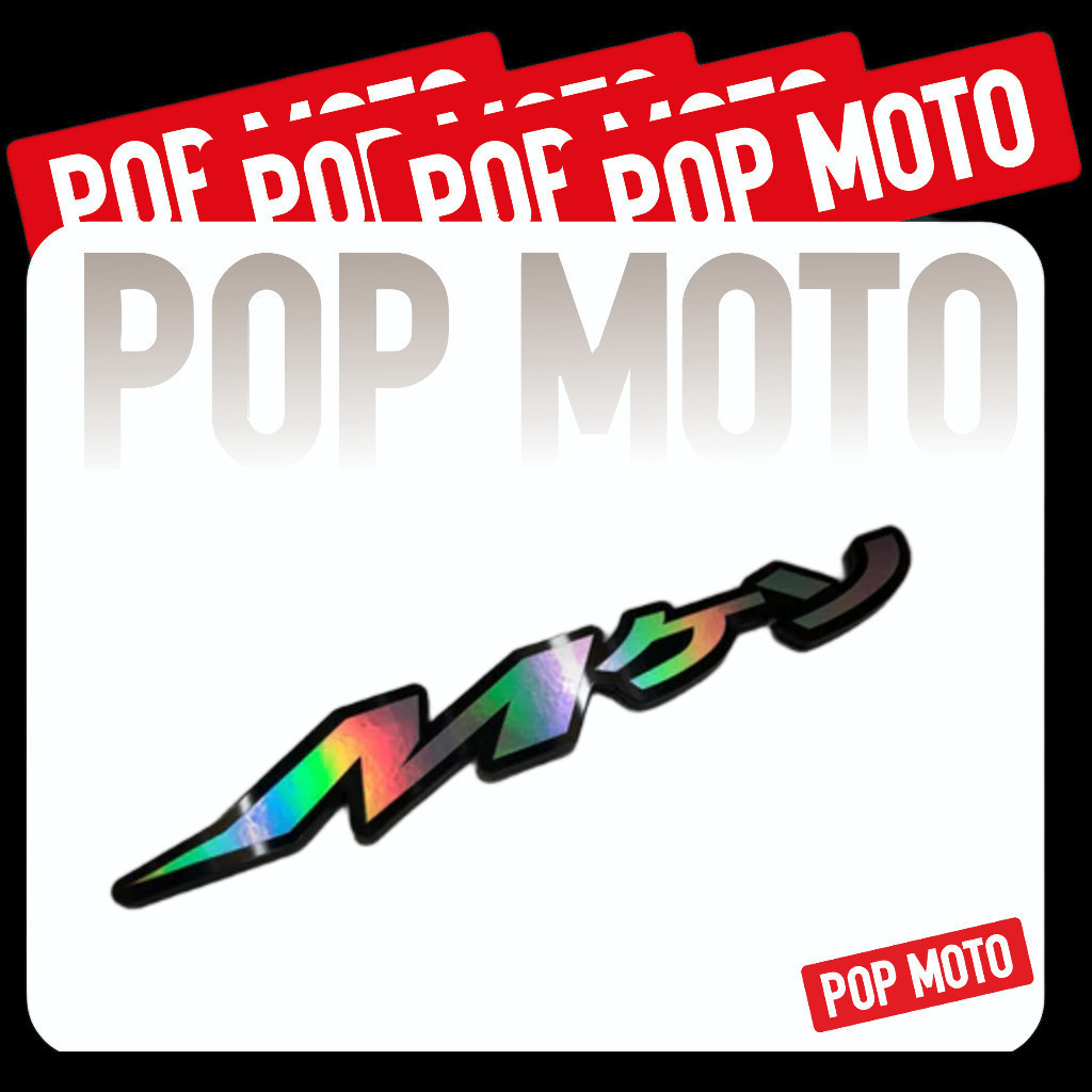 Emblem Acrylic Mio Jepang Kanji Japan Logo Timbul 3D