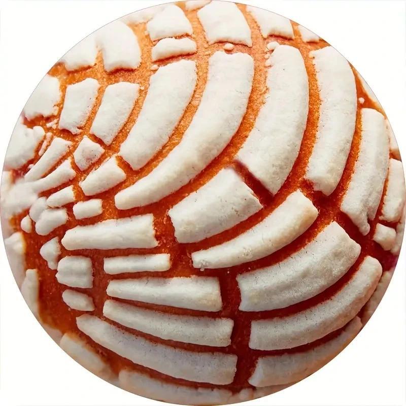 1pc Mexican Food Pattern Flannel Blanket - Soft and Cozy Round Blanket for Cou, Bed, and Sofa - Perf