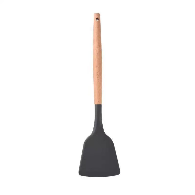 GROWSIR Silicone Utensil Spatula Spatula Silicon Utensile Turner Sutil Silikon Tahan Panas CF035